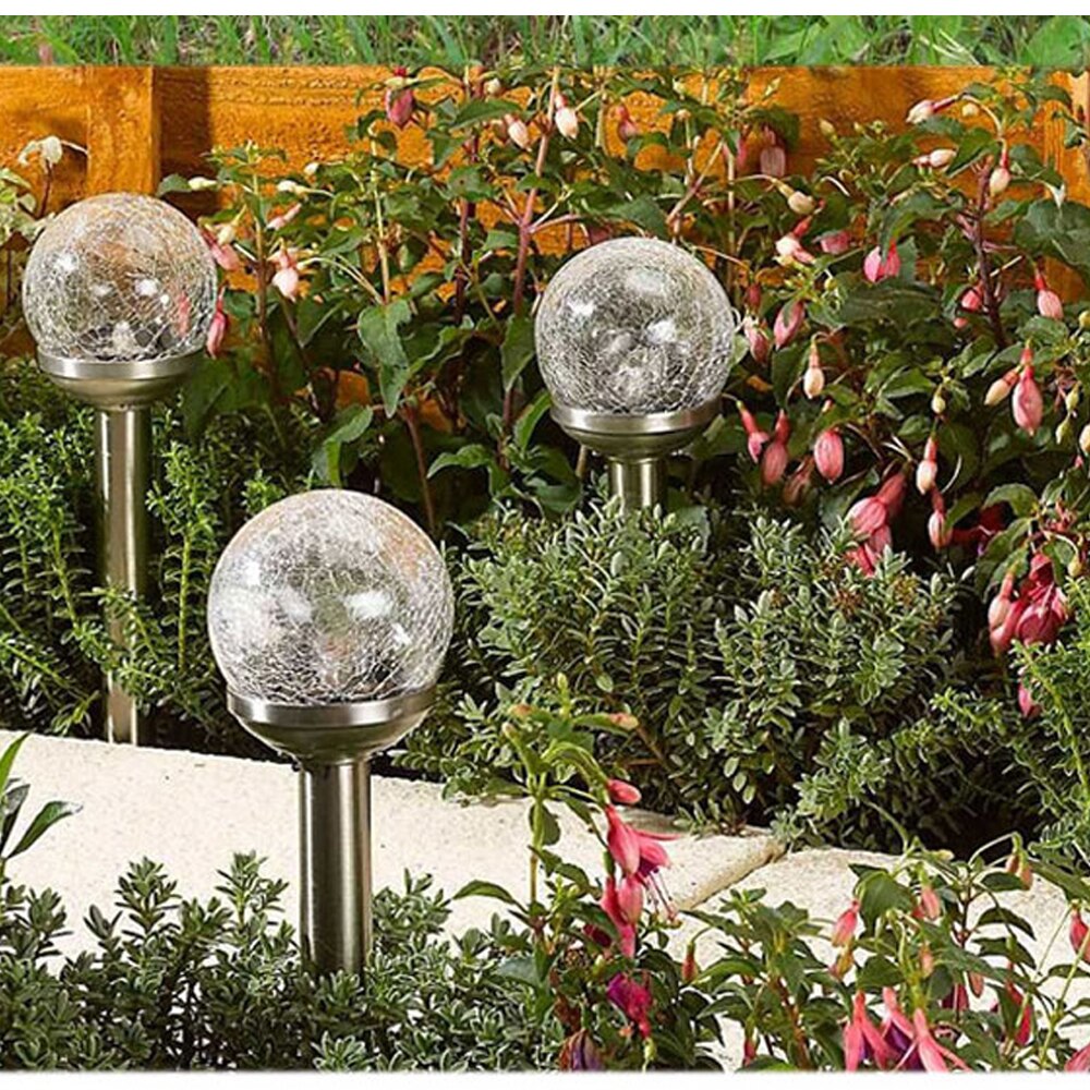 Outdoor Solar Power 7Color Changing LED Light Garden Yard Path Landscape Lamp Solar