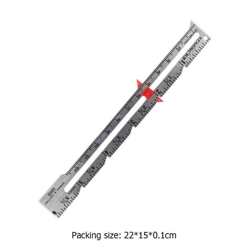 Sewing Rulers Patchwork Ruler 15cm DIY Quilting Gauge Measure Tool Cloth Home Cutting Measuring School Stationary Tailor Craft