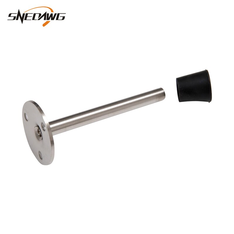 Solid Stainless Steel Door Stopper 50/90/120/160/200/250/300mm Length Optional Door Stops Protection Door Stop Holder