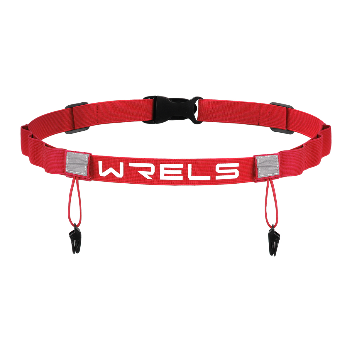 WRELS Running Bib Holder Race Belt Runner Bib Strap Race Number Belt for Triathlon Marathon Runing Cycling Adjustable Waist Belt: black color