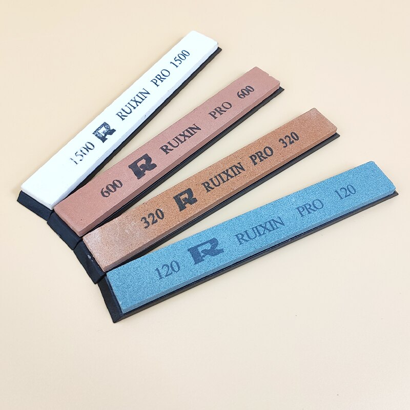 ruixin pro knife sharpener whetstone sharpening Stone 4Pcs 120 320 600 1500 oil Stone honing stones