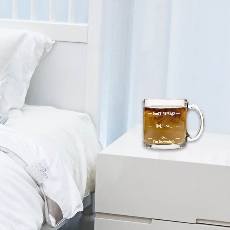 Don't Speak! Funny Coffee Mug - Cool Novelty Birthday for Men, Women, Husb