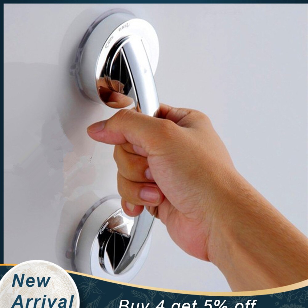 2020New Sucker Leuning 1 Pc Bad Veiligheid Handvat Zuignap Leuning Grab Badkamer Grip Bad Douche Bar Rail Meubels Accessoires