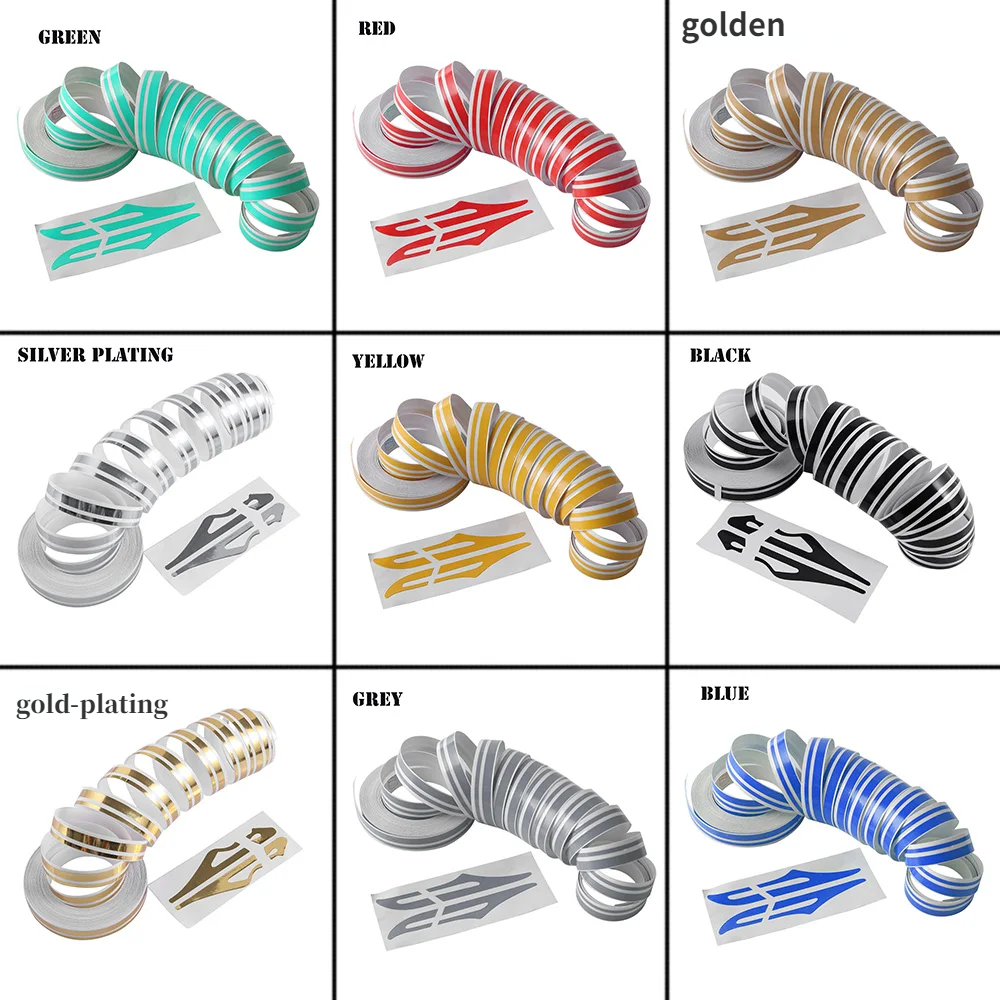 1 rol veelkleurige striping pin streep steamline dubbele lijn tape auto body sticker vinyl sticker auto decoratie styling tools