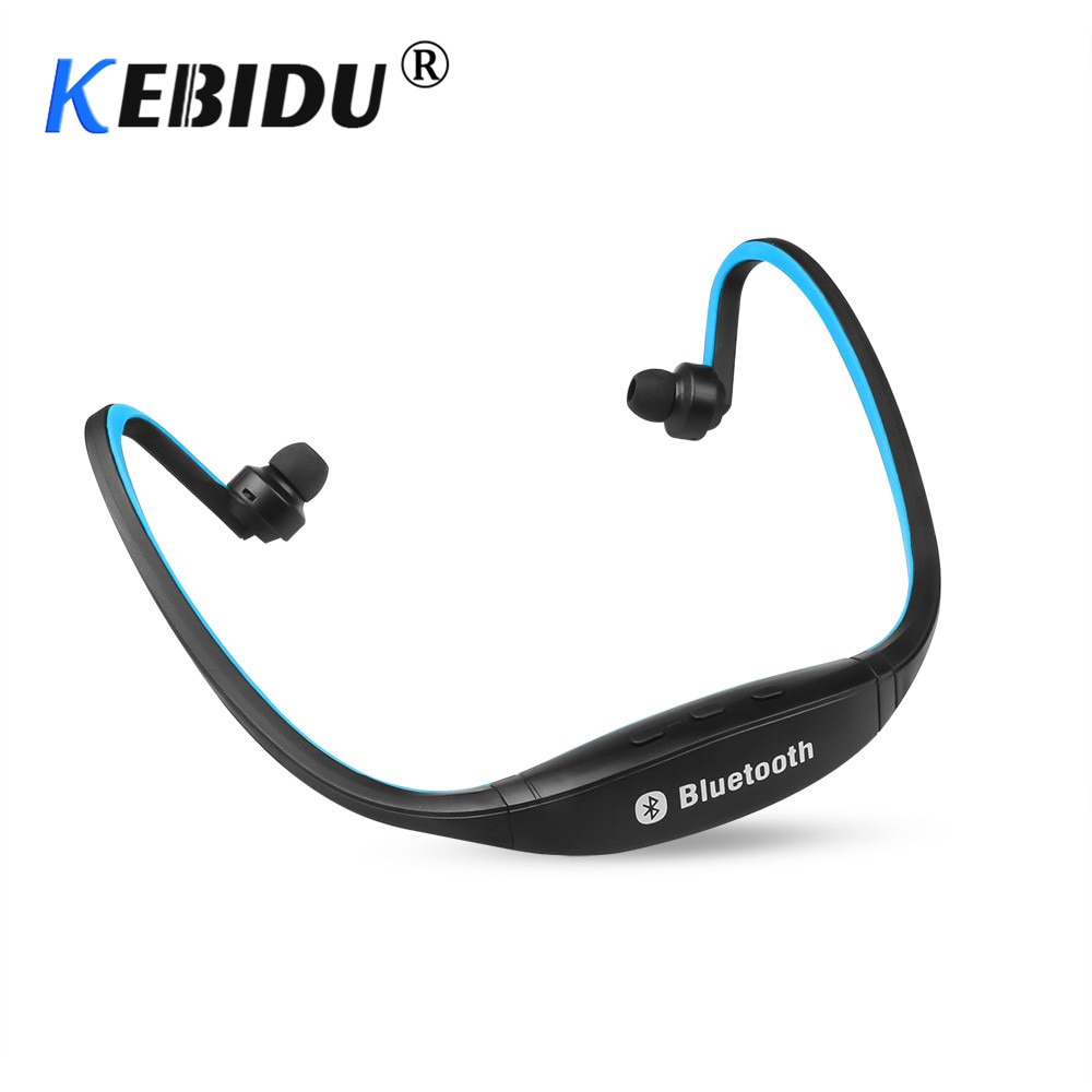 Kebidu bluetooth hörlurar trådlös stereo utomhus löparhörlurar headset med mikrofon för iphone för samsung för sport