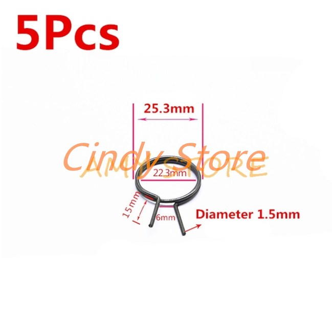 5Pcs Door Handle Springs Internal Door Lever Knob Latch Replacement Coil Torsion Spring for Repairing