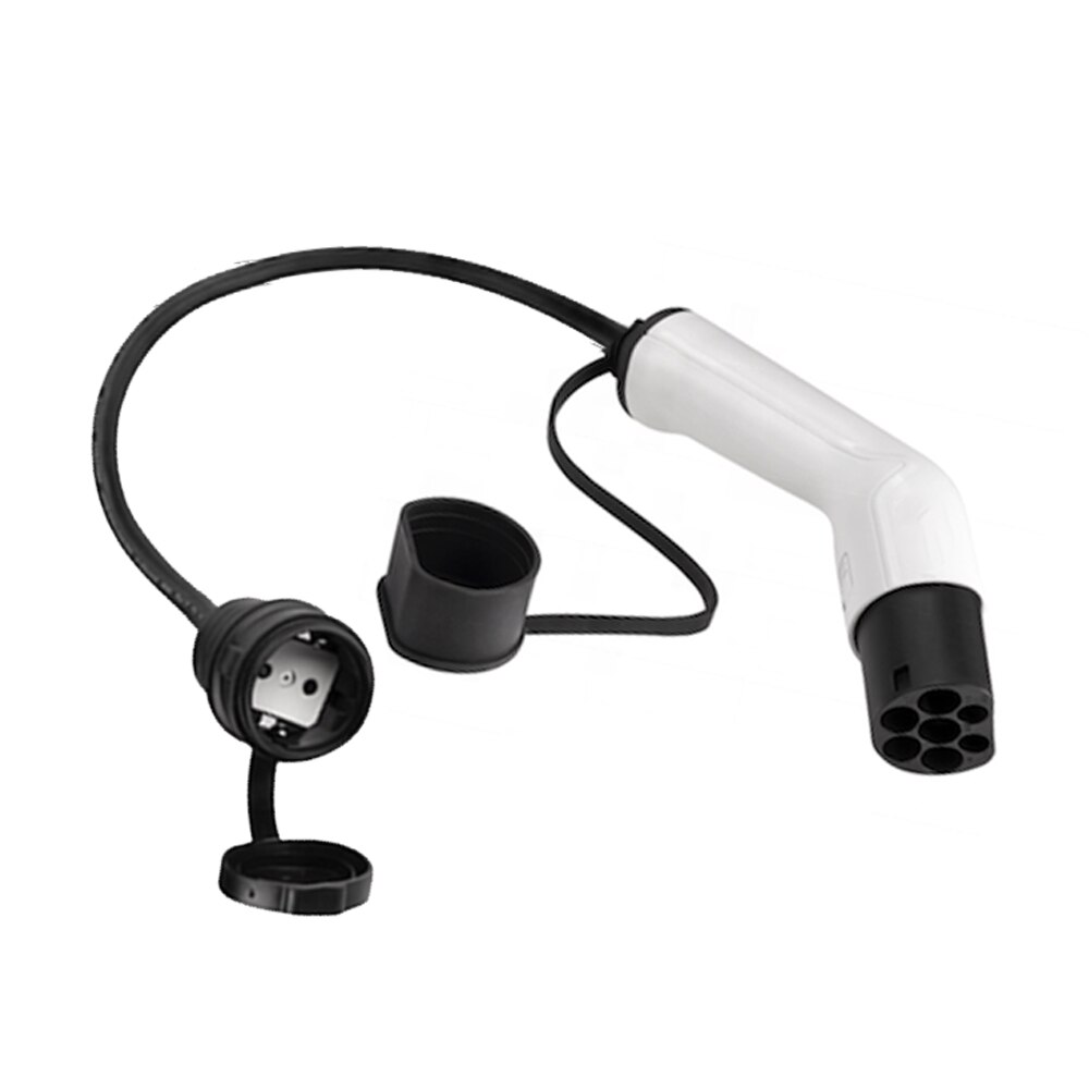 Electric Car Charger EV Charging Cable 16A Type 2 Charging Side Plug to Schuko Socket EV Charging adapter