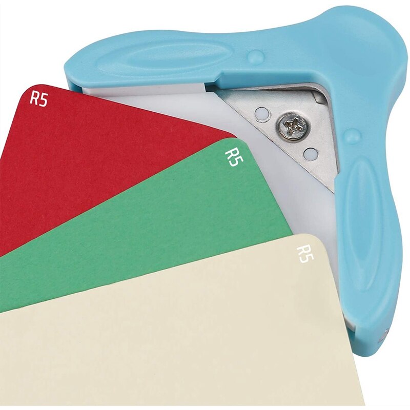 R5 5 Mm Rond Coin Poinçon, Coupeur de Coin Arrondi avec Étagère pour Papier Scrapbook, Cartes Nominatives, OUTILS DE BRICOLAGE