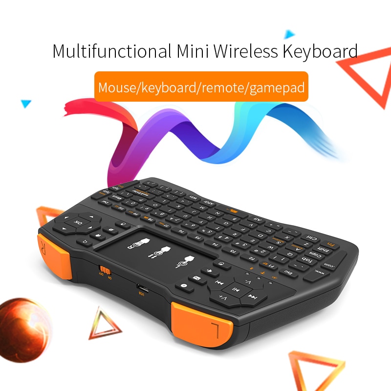 I8 Plus Mini Engels Russische Keyboard 2.4 Ghz Wireless Keyboard Air Mouse Touchpad Afstandsbediening Voor Android Tv Box PS4 pc