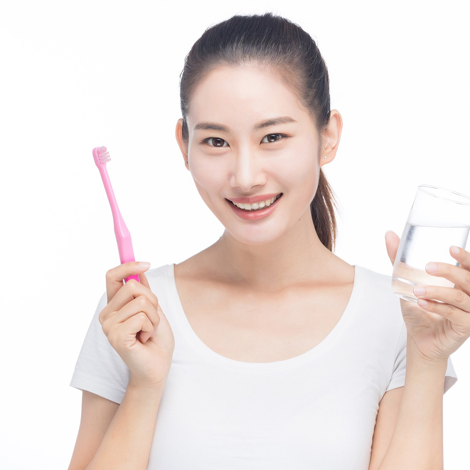 2pcs Tuft Toothbrush Tiny Small Head End Toothbrush Orthodontic Toothbrush