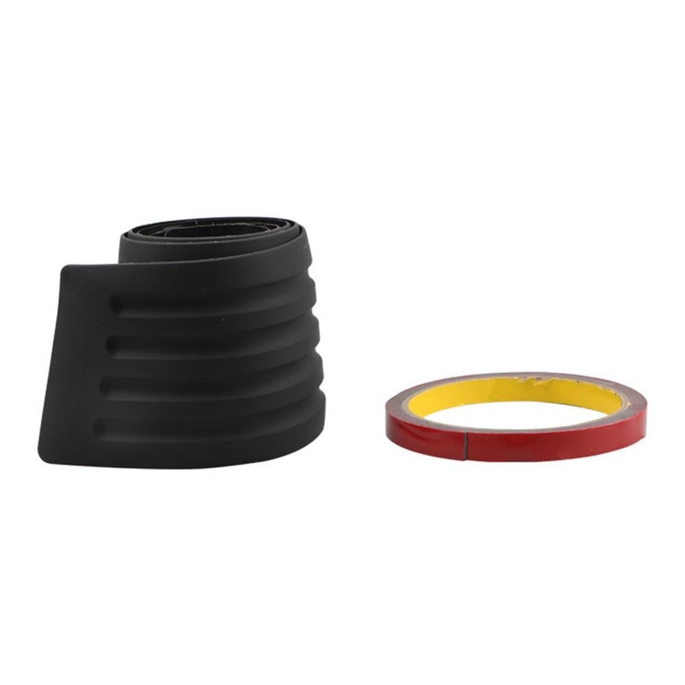Protector de parachoques de automóvil de goma protector de tira de protección contra arañazos protector de parachoques trasero pegatina protectora de coche