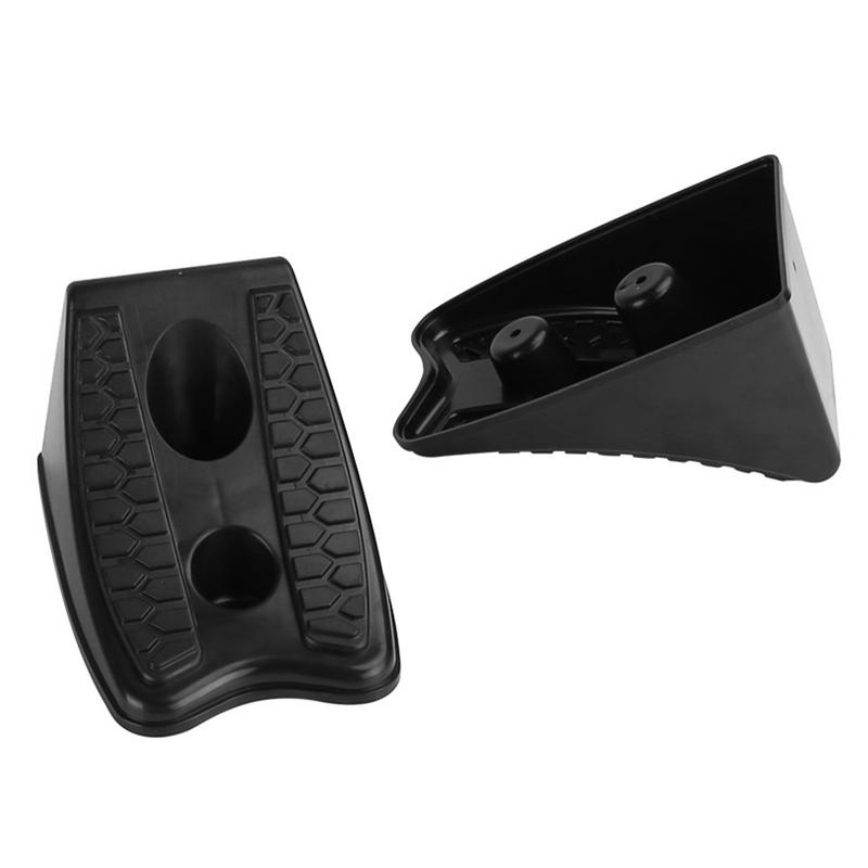 Rolha de roda de carro para garagem, rolha de pneu, parada de estacionamento do caminhão, bloco automático, móvel, excelente tração, antiderrapante, 2pcs