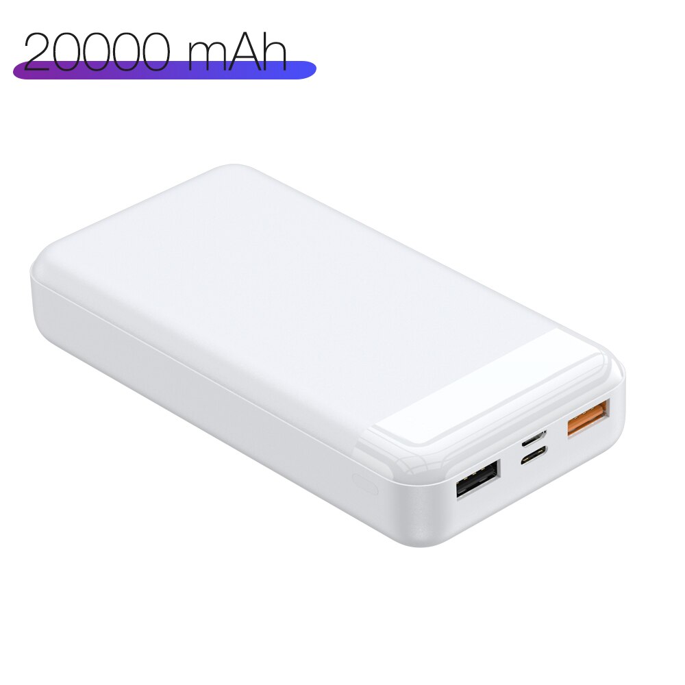 Chargeur rapide de batterie externe de téléphone Portable de batterie de la batterie 20000mAh de charge portative de batterie de puissance 10000mAh pour l'iphone xiaomi: 20000mAh