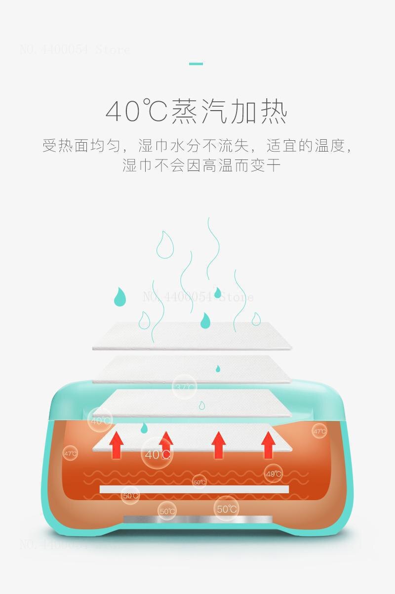 Babyservietter varmelegeme termostatservietter maskine opvarmning babyservietter boks termisk isolering luftfugter 24- timers termostat