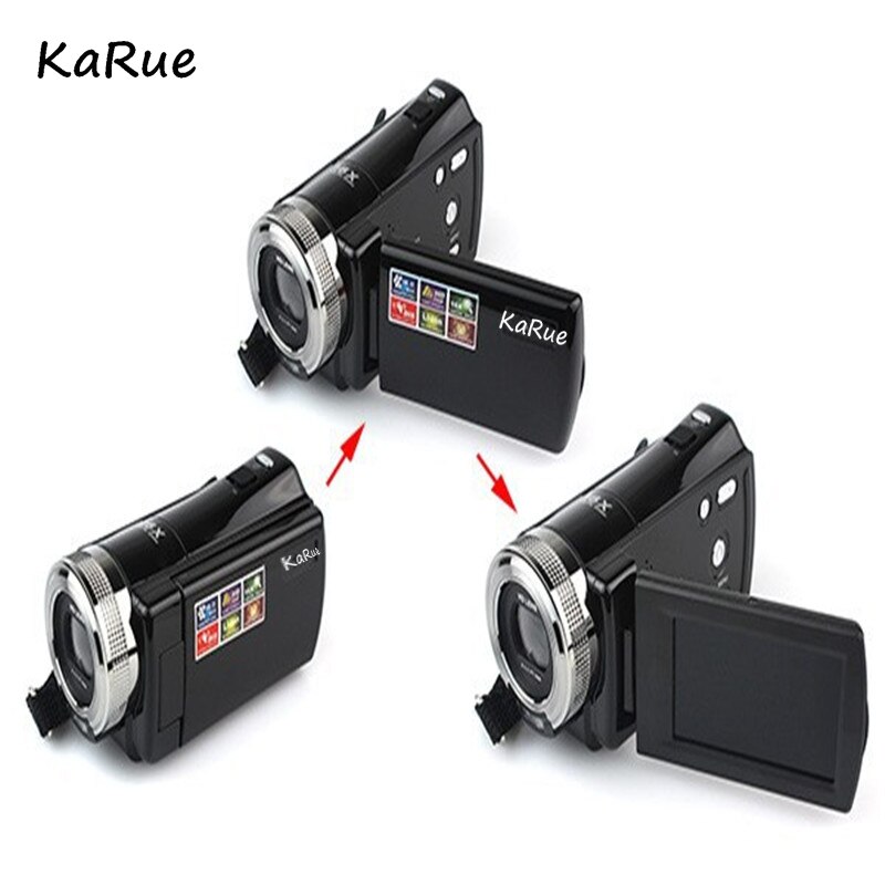 Câmera de vídeo digital portátil foto 16mp 16x 2.7 "cmos sd cartão gravação de voz anti-shake câmera de vídeo dv filmadora