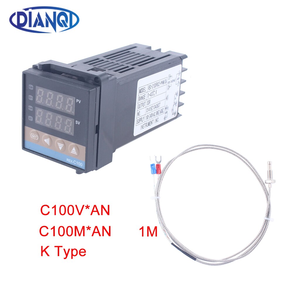 Mutil-Eingang Wirtschaftlich Digital PID Temperatur Controller K typ Eingang solid state Relais SSR relais Ausgang REX C100 Rex-C100