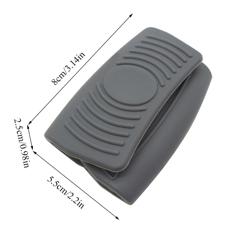Siliconen pannenlappen 2 stuks praktische hittebestendige handschoenen oven mini handschoenen hittebestendige anti-verbrandingshandschoenen houders hittebestendige handschoenen