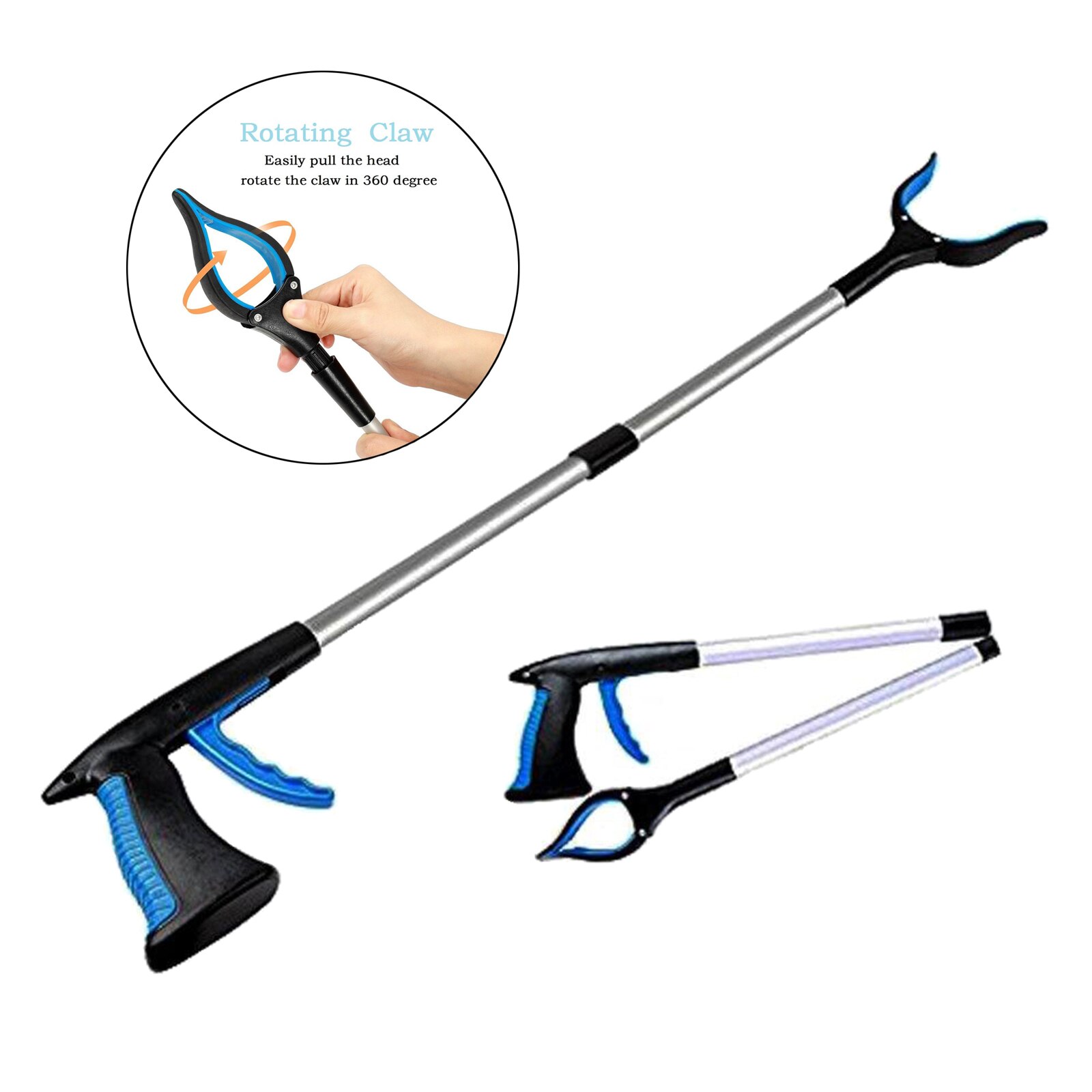 32" Stick Pick Up Tool Lightweight Hand Easy Litter Rubbish Mobility Grabber