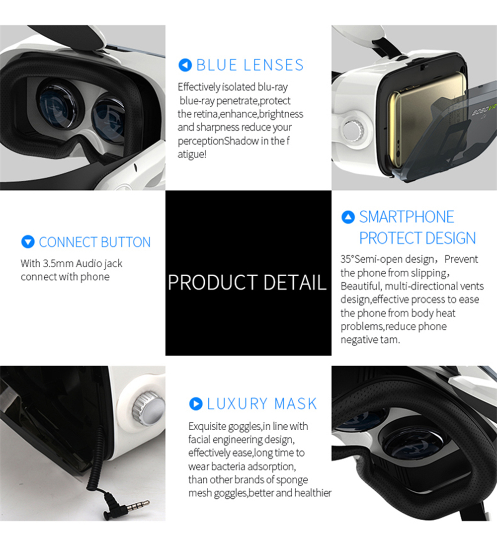 VR PARK 3D VR lunettes grand Angle plein écran réalité virtuelle pour Smartphone Android IOS lunettes Len avec contrôle Bluetooth