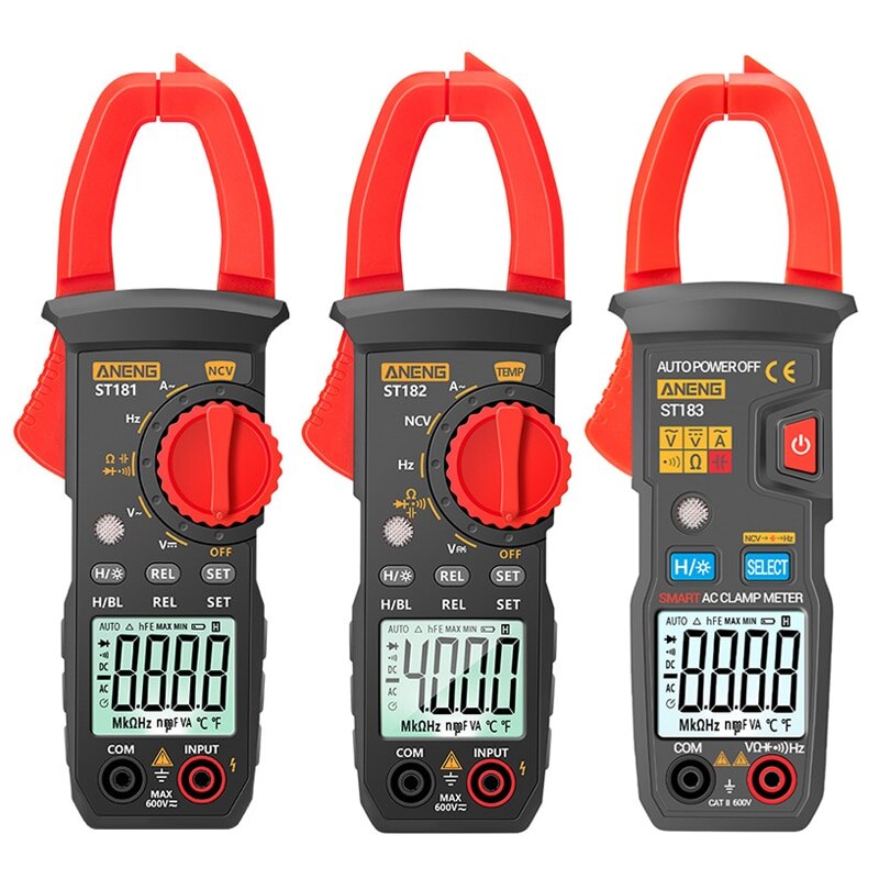 Smart Digital Clamp Meter Digital Multimeter Tester Clamp Meter 400A AC/DC Clamp Digital Ammeter Backlight Clamp Meter