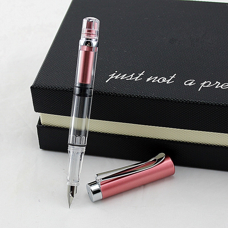 Fountain Pen WING SUNG 3008 0.5mm 9 Color Pick Writing Stationery Colorful Student Premium School Supplies Signature
