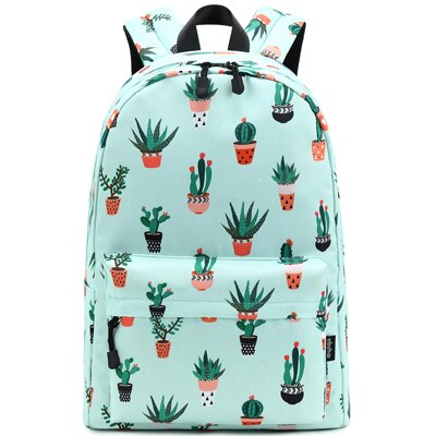 Abshoo Galaxy Rugzak Meisjes Rugzak Vrouwen Rugzak Schooltas Lichtgewicht Waterbestendig Boekentas: Cactus Teal