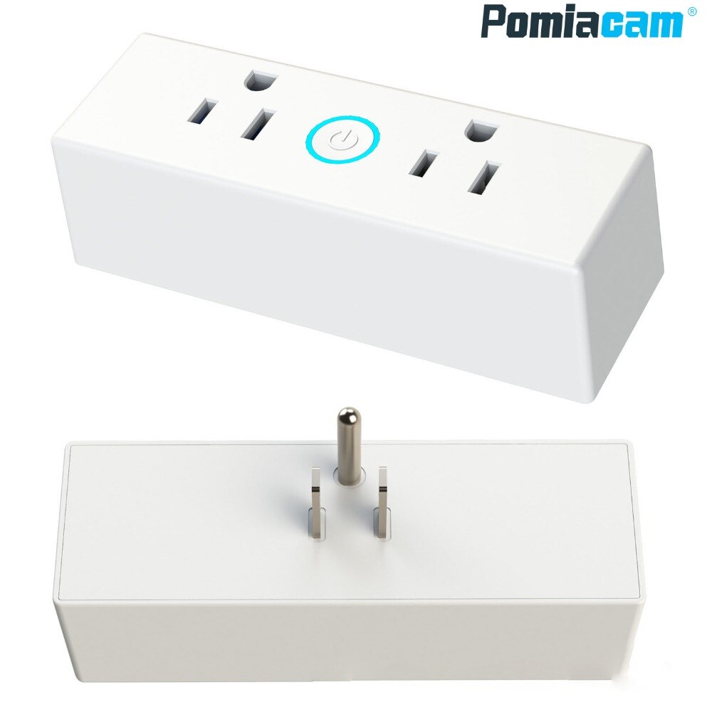 Prise intelligente standard américaine, ST20 One divisée en deux, 2 sorties DC, prise US pour application wifi, synchronisation ALEXA voice US