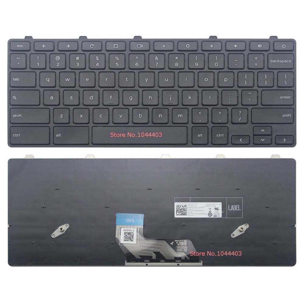 Voor Dell Chromebook 11 3180 3189 Laptop Toetsenbord Ons Zonder Frame 05XVF4 0Hnxpm