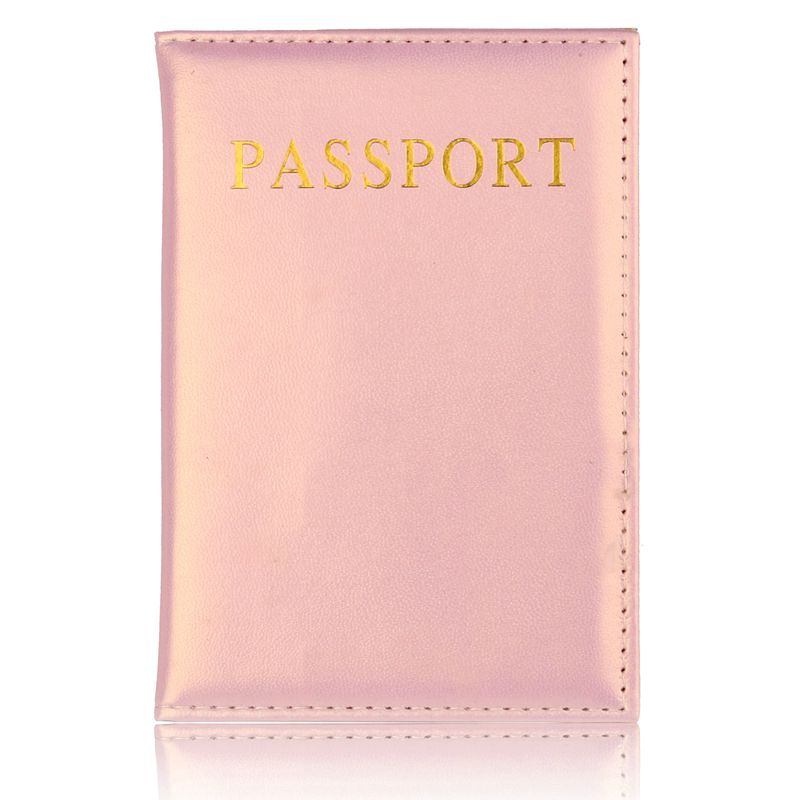 Travel Accessories Casual PU Leather Passport Covers ID Bank Credit Card Bag Men Women Passport Business Holder wallet Case