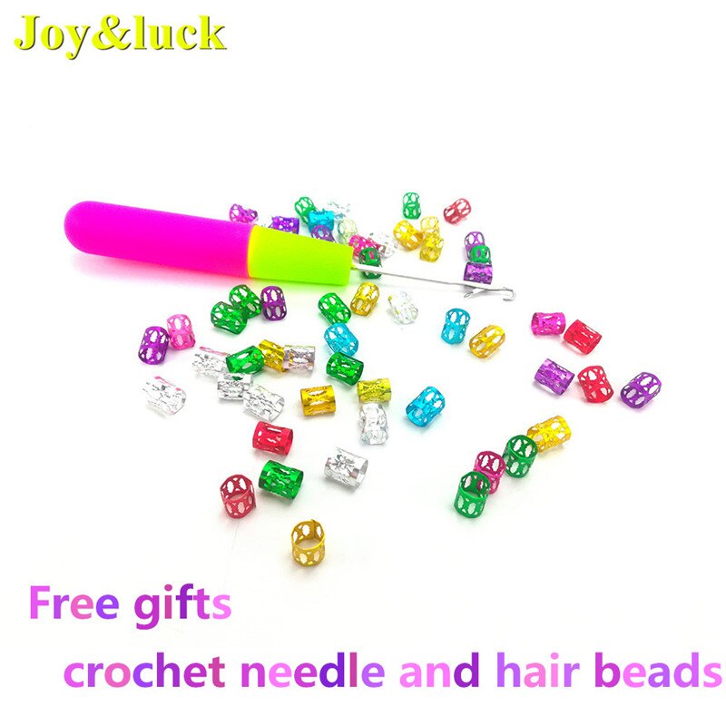 Trenzas de Crochet de Joy & luck Nu Locs, trenzas de pelo sintético de 18 pulgadas para trenzas de mujer