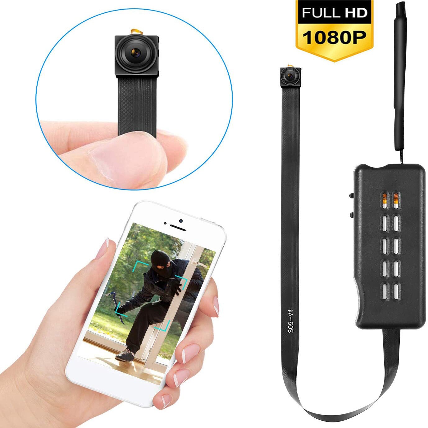 Mini camera hidden Home Security Cameras 1080P HD Wireless WiFi Remote