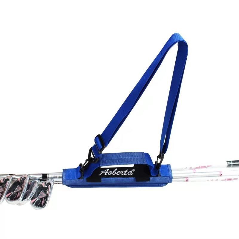 Sac de transport Portable pour Club de Golf, sac d&#39;entraînement de Golf ultraléger avec bretelles réglables: Blue