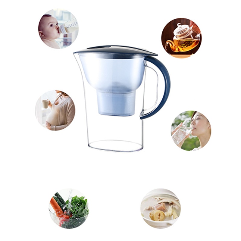 Grote capaciteit kan huishoudelijke keuken actieve koolstoffilter waterkoker net waterkoker 2.5l met filter