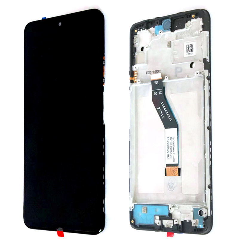 100% getestet 6.6 &quot;Für Xiaomi Poco M4 Profi 5G Lcd Bildschirm Anzeige berühren Digitizer Montage Ersatz Bildschirm Poco m4 Profi 5G Anzeige: Schwarz mit Rahmen