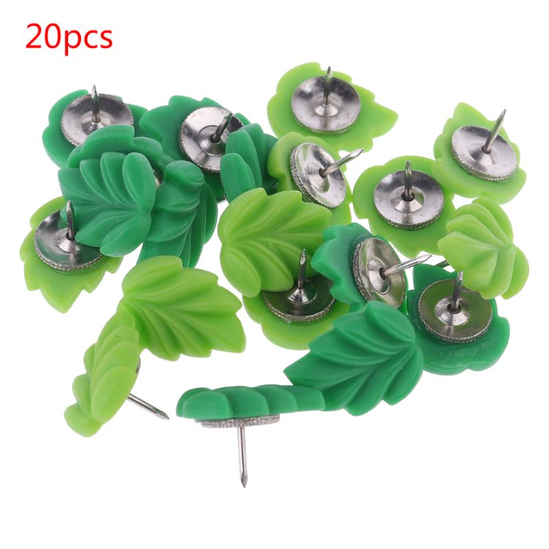 20 Stks/set Plastic + Metalen Punaises Kaart Pin Punaise Kurk Boord Voor Art Foto Puinhoop K3KB: Default Title