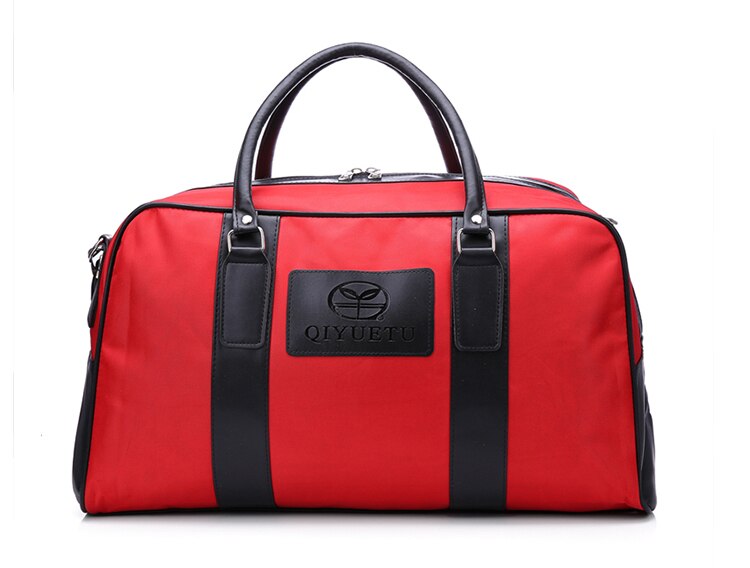 Custom Red Water Proof Light Weight Travel Duffle Bag