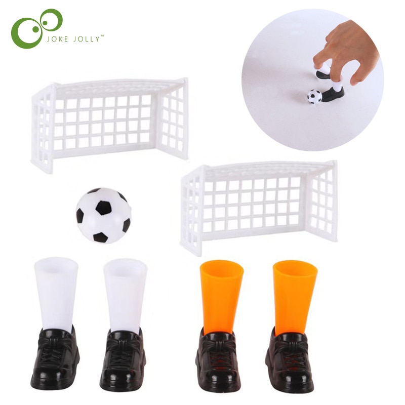 3Set Kinderen Mini Vinger Voetbal Speelgoed Vingertop Voetbal Set Desktop Interactieve Sport Game Ouder-kind Speelgoed Yjn