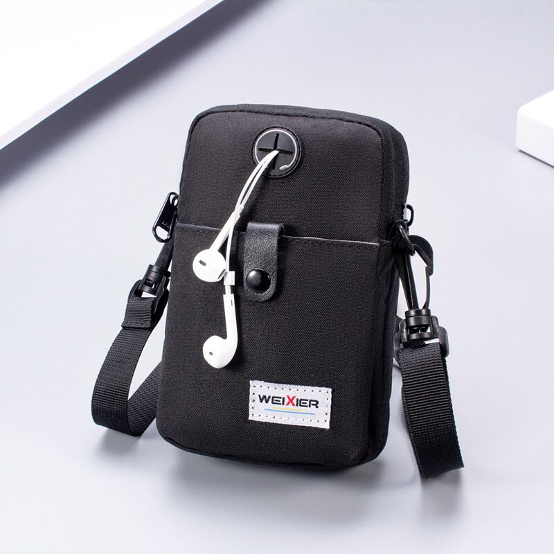 hommes sac de messager téléphone poche sac à bandoulière pour hommes épaule sac à main multifonctionnel mâle petit rabat: 2