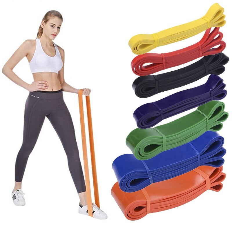TPE Resistance Band Exercise Elastic Band Workout Ruber Loop Strength Pilates Fitness Equipment Training Expander Unisex