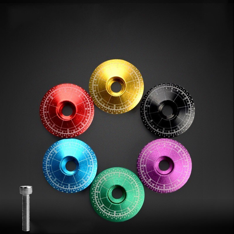 Cykel frempind top cap headset caps 28.6 mm 1 1/8 " styrepind mountainbike frempind cykel tilbehør top cap cover