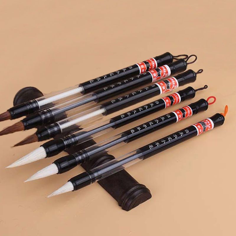 Chinese Japanese Adjustable Piston Water Brush Pen Writing Calligraphy Beginner