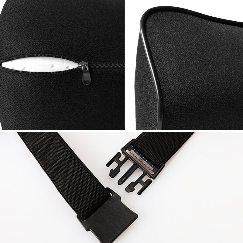 Suporte lombar de apoio para costas de carro, almofada universal de espuma de memória padrão para o assento de carro para escritório