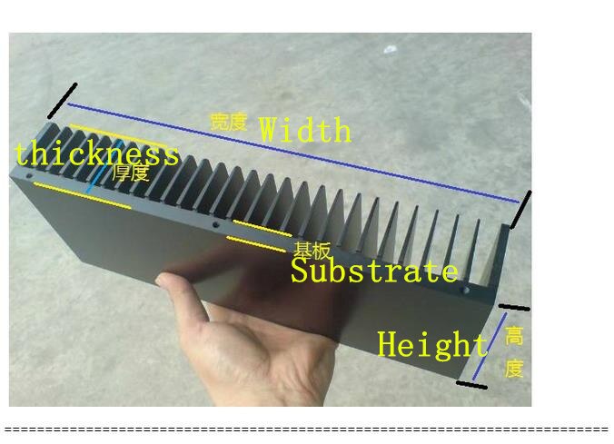 1 stücke Breite 300mm hohe 145mm aluminiumheizkörper kühlkörper forAMPLIFIER