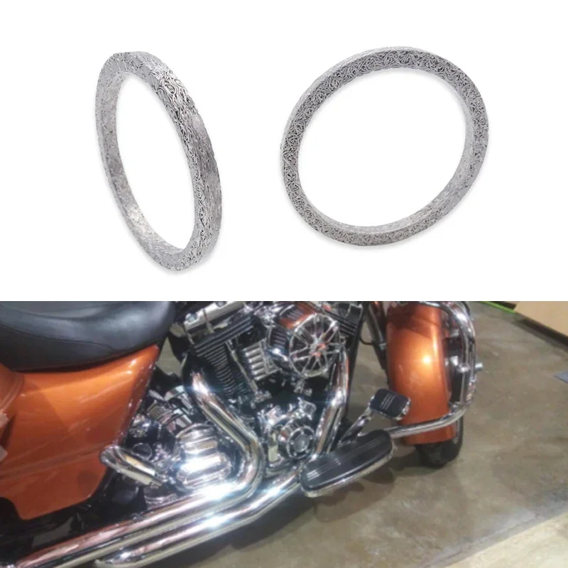 Motorcycle Exhaust Pipe Header Gasket Kits For Harley Davidson Touring Sportster Softail Dyna 883 1200 1984