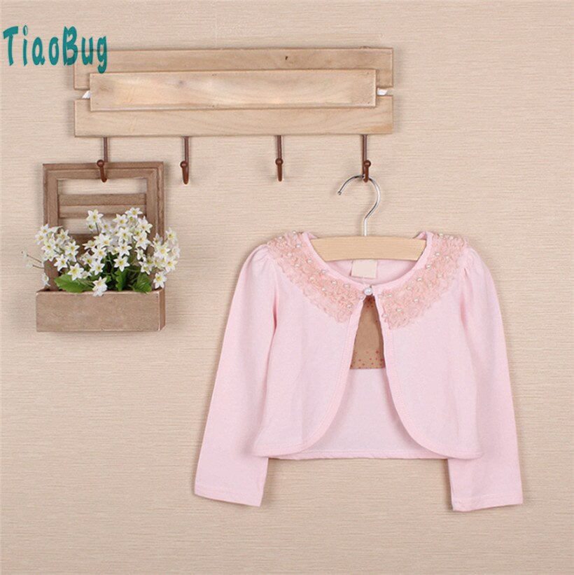 Ivoor Kleur Meisjes Bloem Winter Bruiloft Prinses Bolero Baby Meisjes Formele Zachte Party Prom Jas Kids Bruiloft Cape: Roze / 110 (3-4 Years)