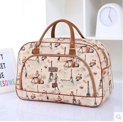 Chuwanglin Women Travel Bags Leather Large Capacity Waterproof Print Luggage Duffle Bag Casual Travelling Weekend Bags 3091450: 2