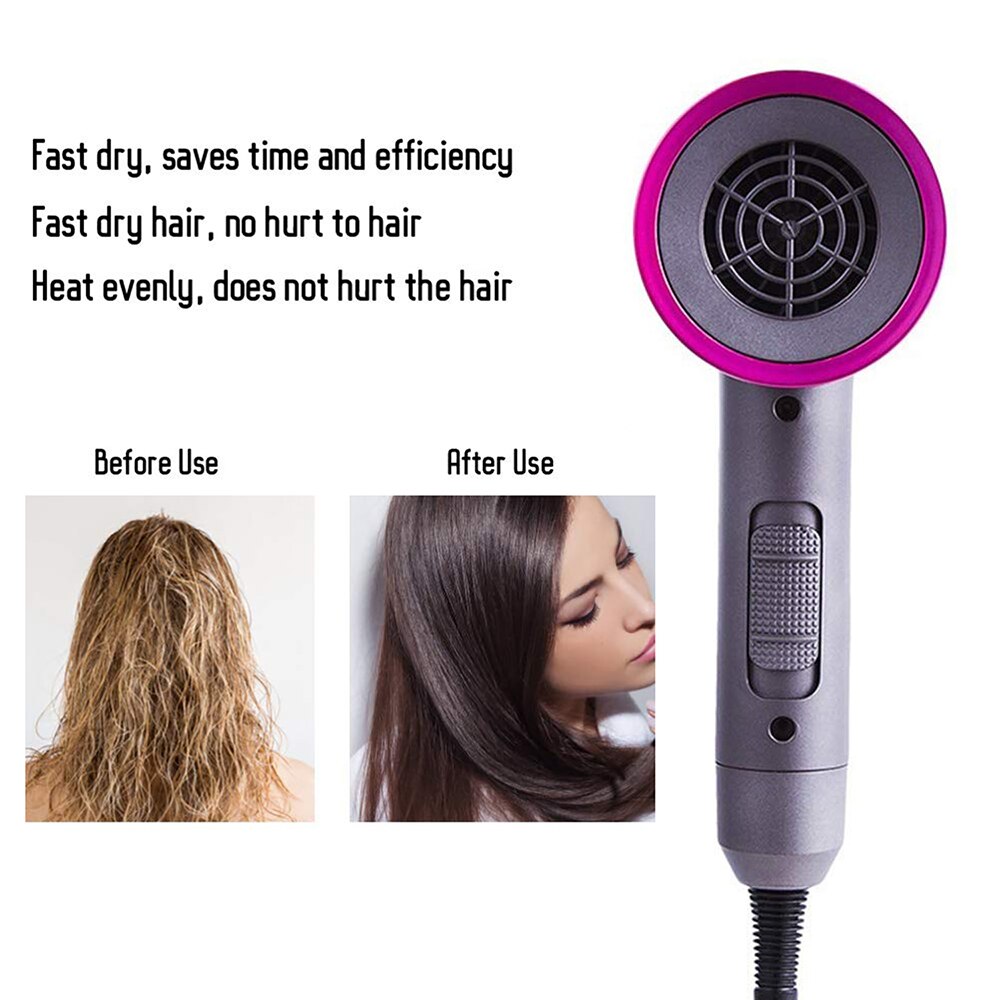 Hair Volumizer Dryer Mini Hair Blower 1100W High Power Hairdryer Blow Dryer One Step Portable Hair Blower