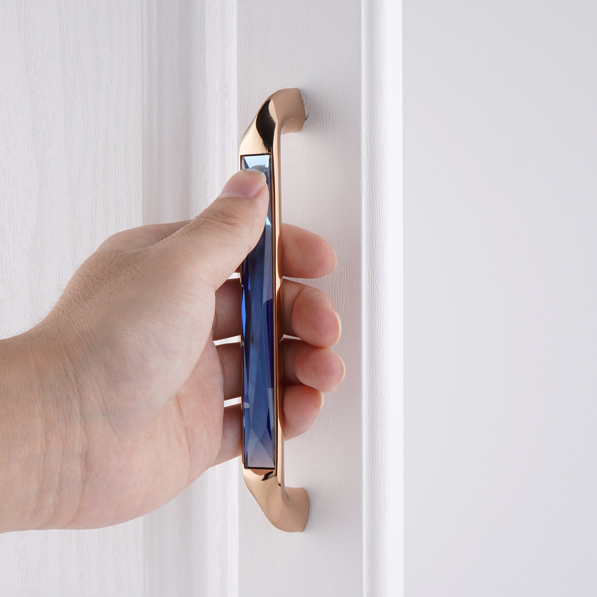 3.5/5.0 ''Crystal Handvat Schuifdeur Handgrepen Voor Meubels Kastdeur Lange Handvat Kledingkast Pull