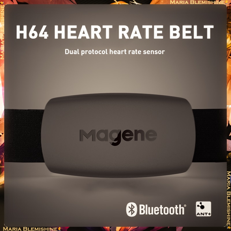 Hiking Heart Rate Monitor Chest Strap Fitness Tracker IP67 Waterproof Support Bluetooth 4.0 ANT+ Compatible With Android