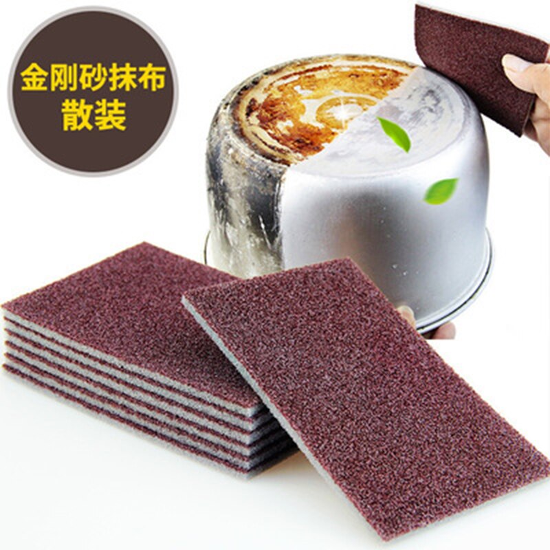 Borrador de esponja de melamina de carburo de silicio, 5 uds., limpiador de melamina mágico para cocina, oficina, limpieza de baño, Nano esponjas: 5PC rag